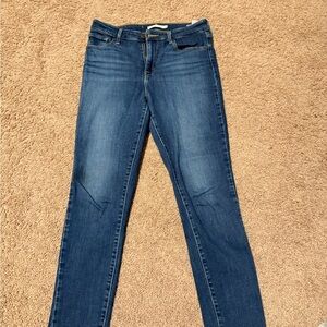 Levi's Women's Skinny Jeans - Dark Blue